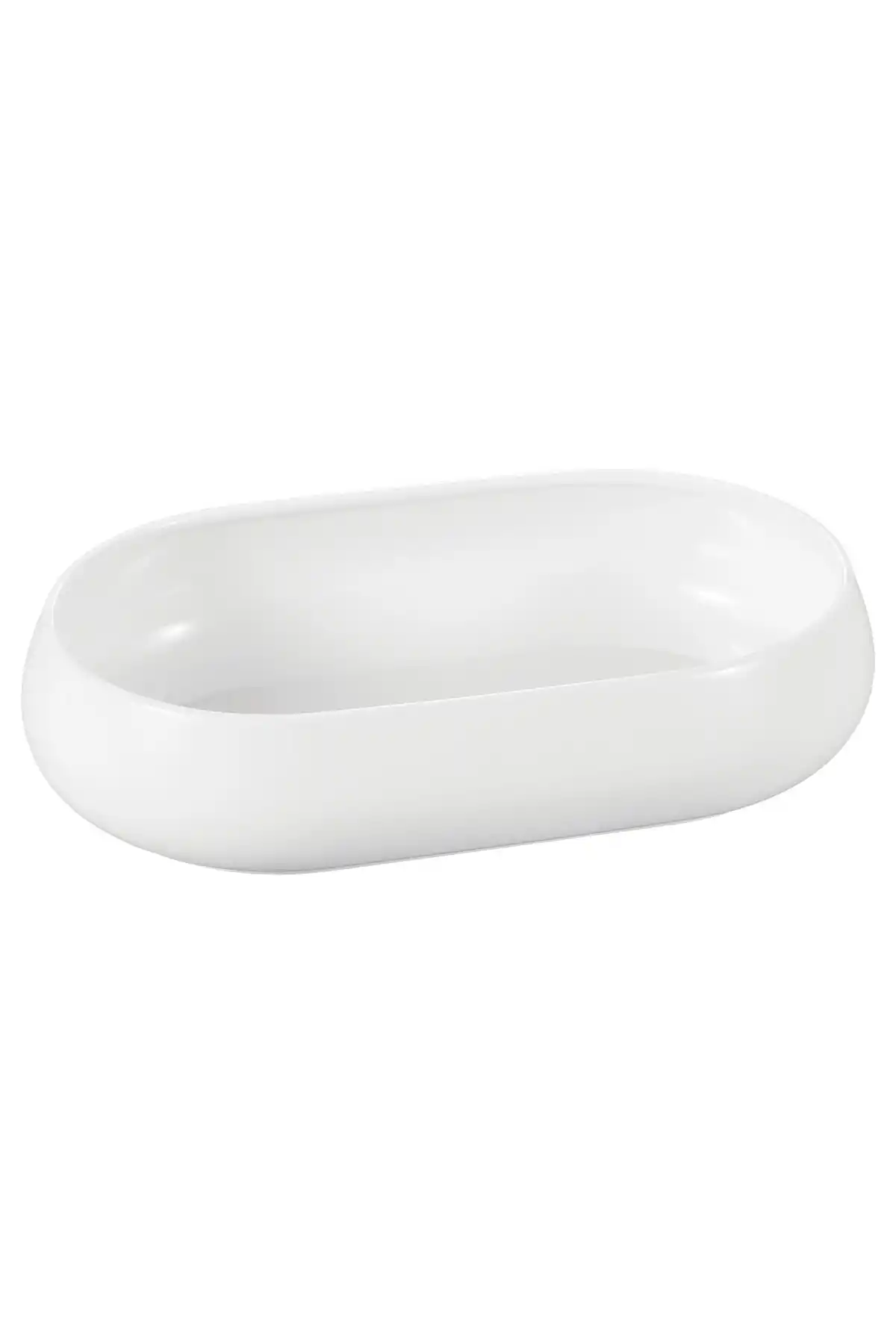 Mien Porselen Beyaz Oval Kase 20x10x5.1 cm