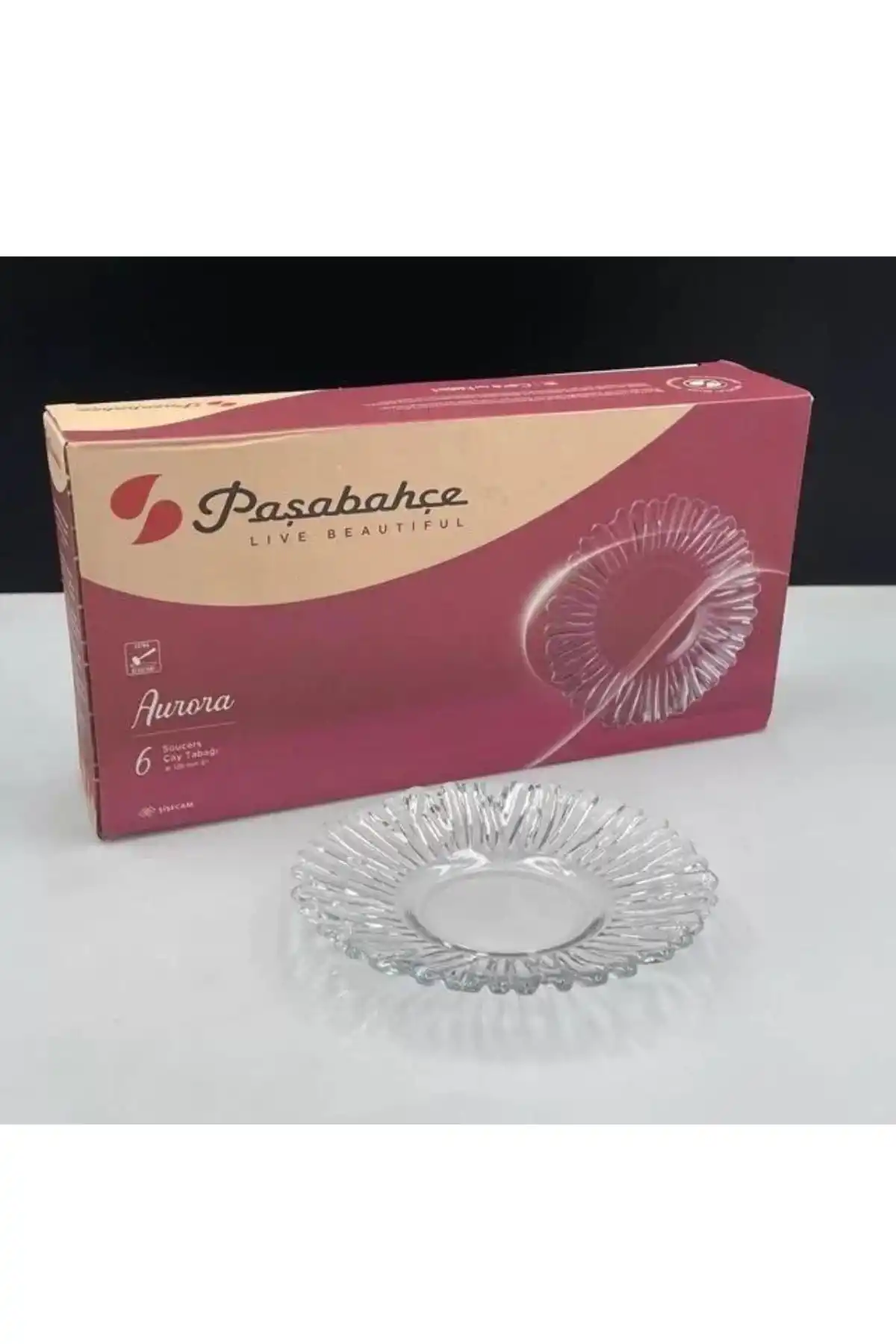 Paşabahçe 10531 Aurora Çay Tabağı 12 cm 6lı