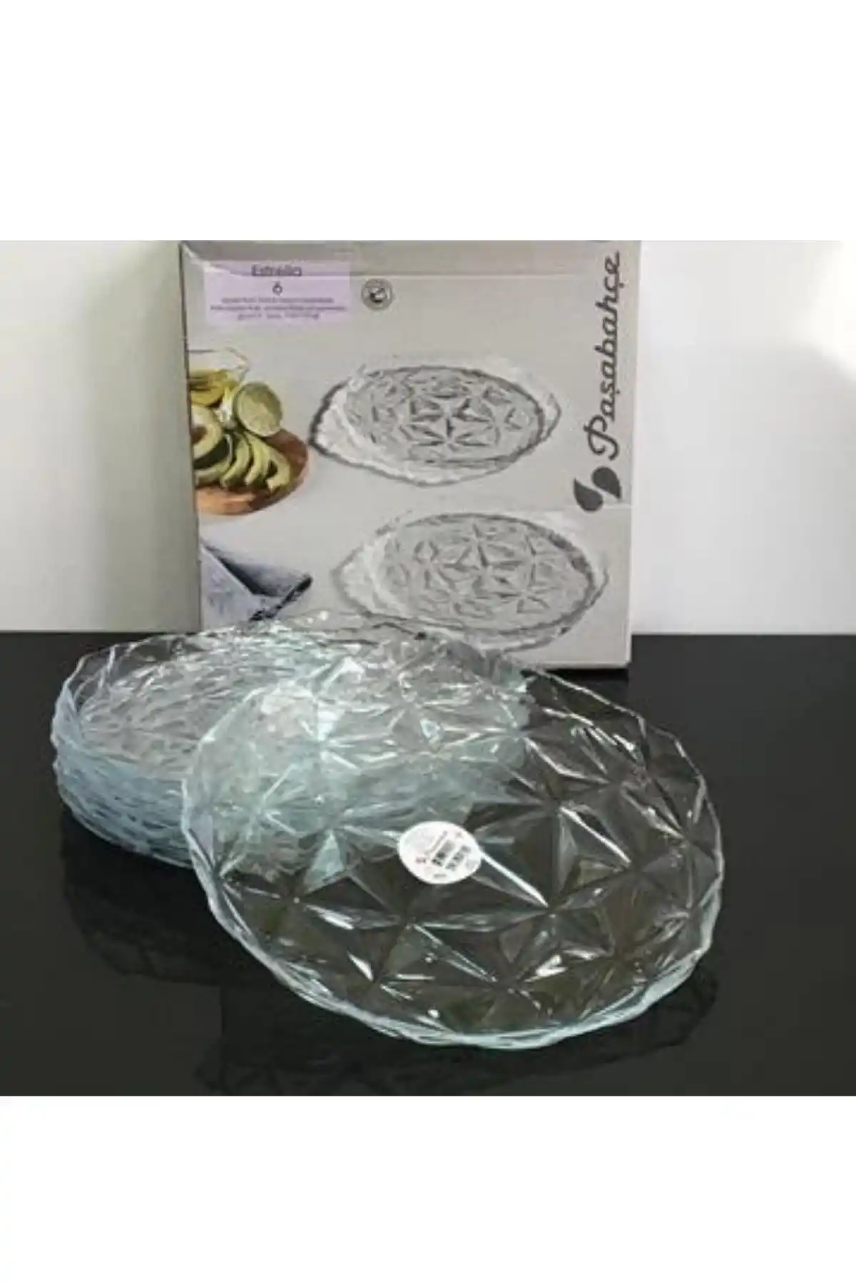 Paşabahçe 10663 Estrella Pasta Tabağı 6 lı 20 Cm