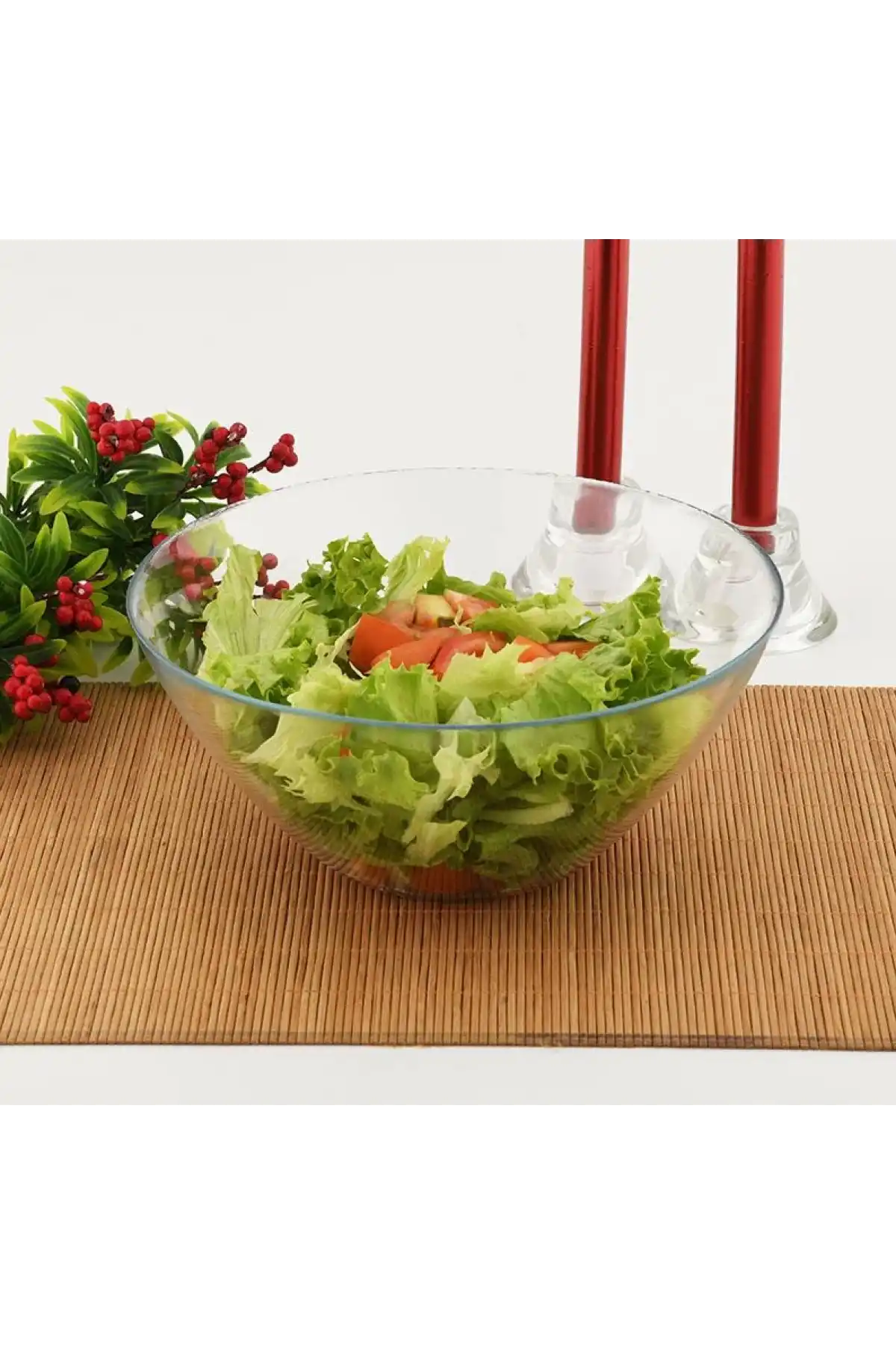 Paşabahçe 10697 Iconic Cam Salata Kasesi 2950 cc 25 cm