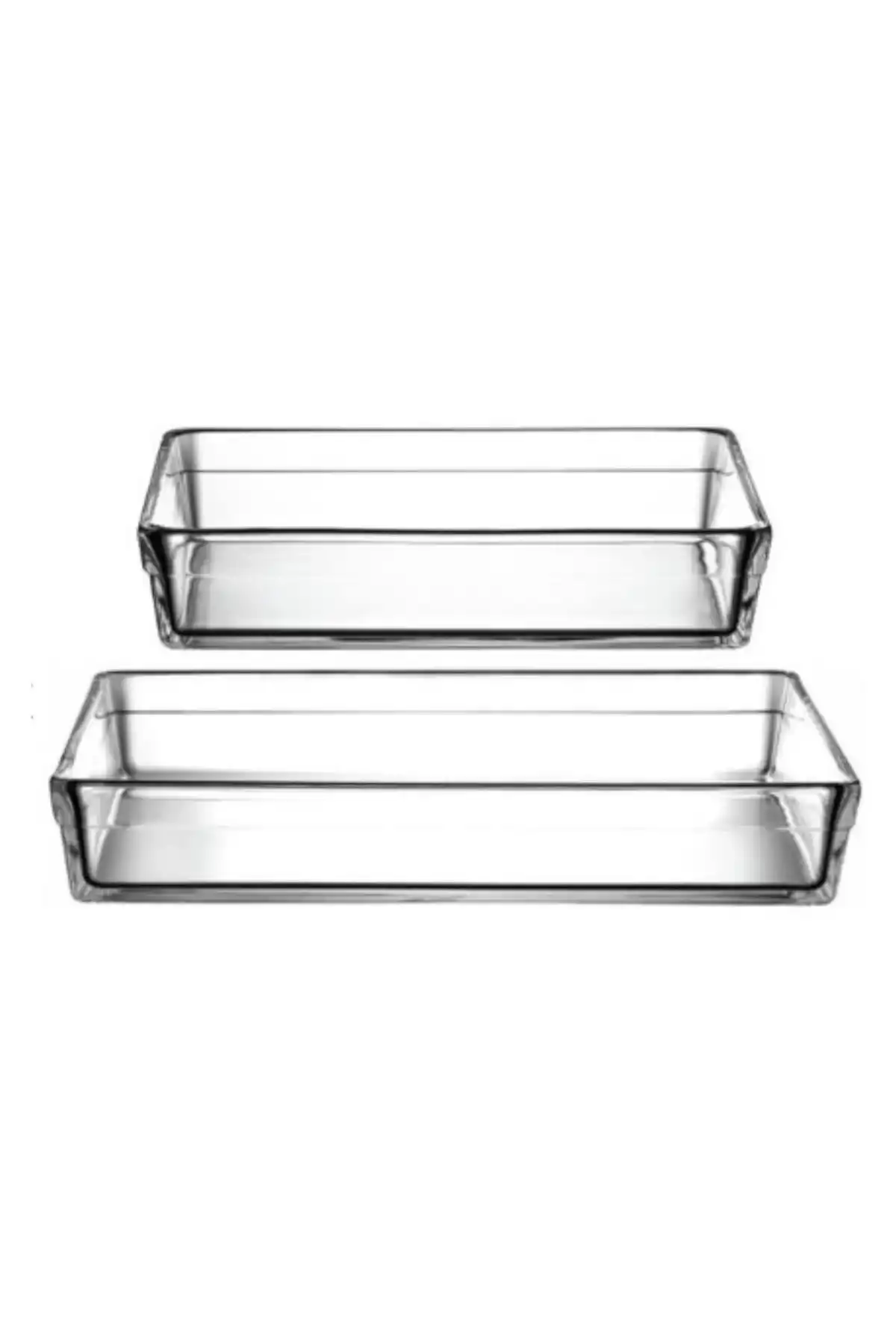 Paşabahçe 159128 Borcam Fırın Tepsisi Seti 2400cc+4100cc