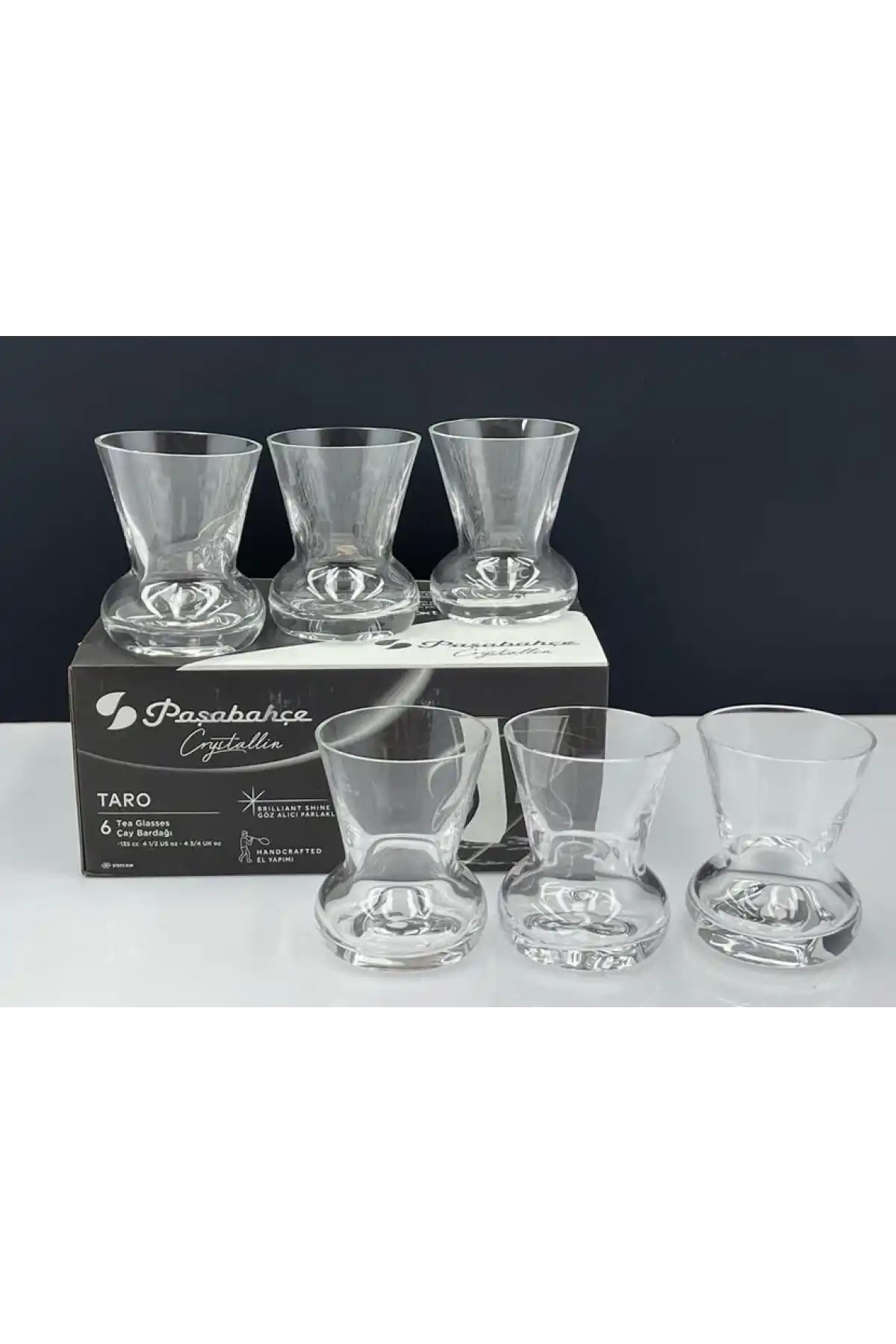 Paşabahçe 22326 Taro Kristal Çay Bardağı 135 cc 6lı