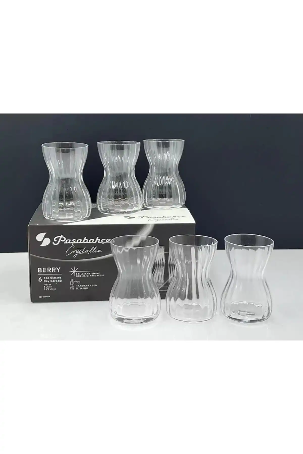 Paşabahçe 22716 Berry Kristal Çay Bardağı 150 cc 6lı
