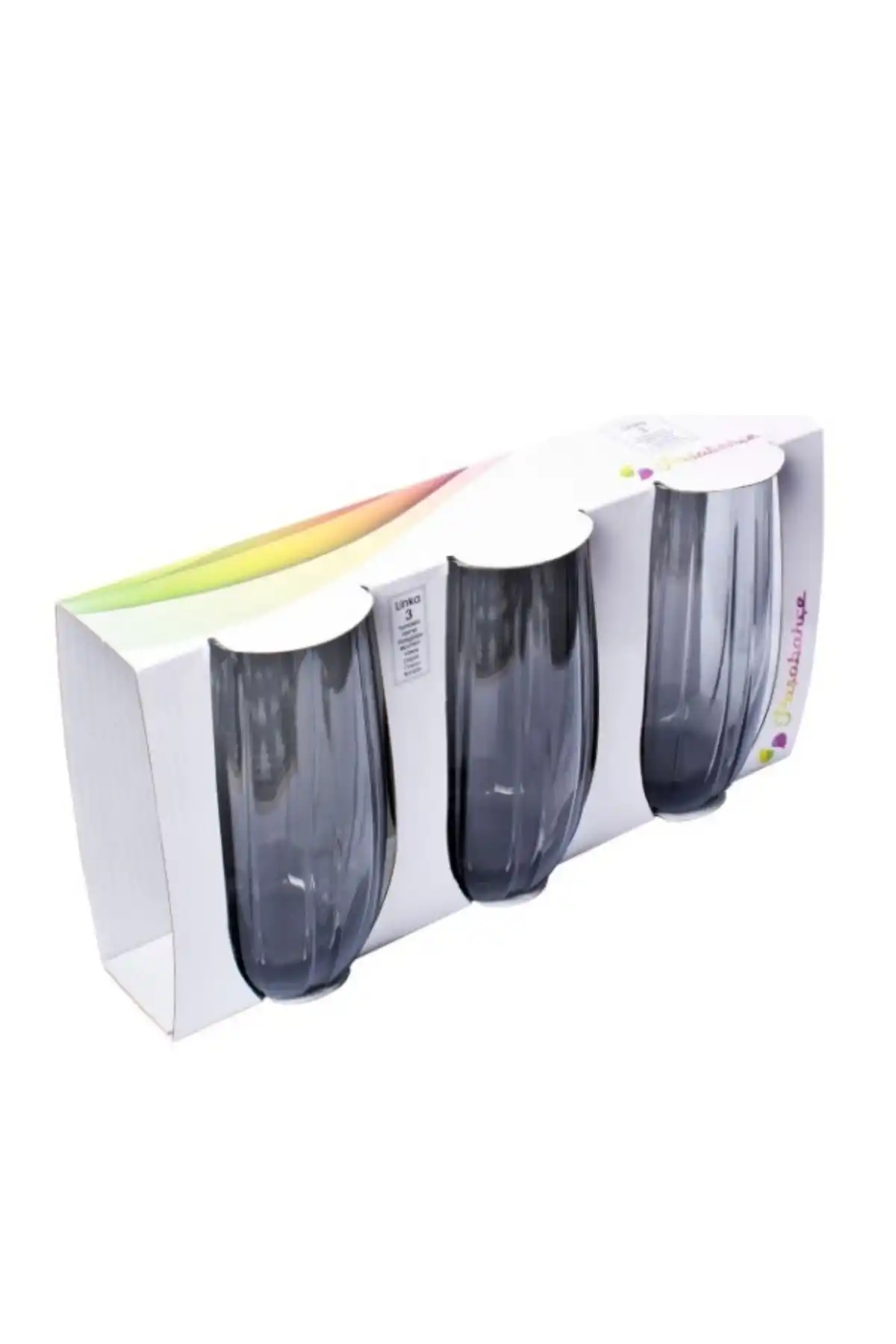 Paşabahçe 420415 Gri Linka Meşrubat Bardağı 245cc 3lü