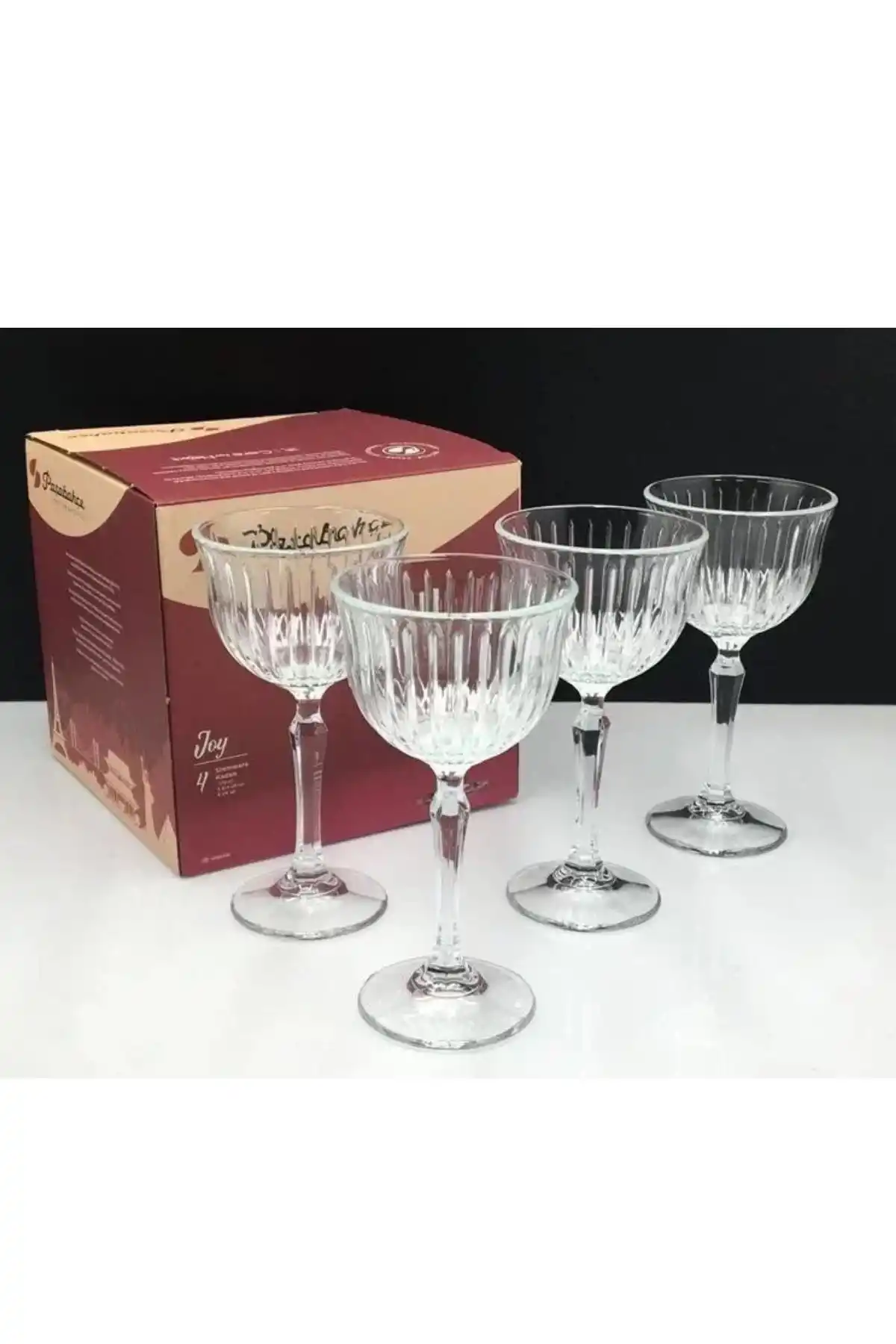 Paşabahçe 440290 Joy Cam Ayaklı Kadeh 170 cc 4lü