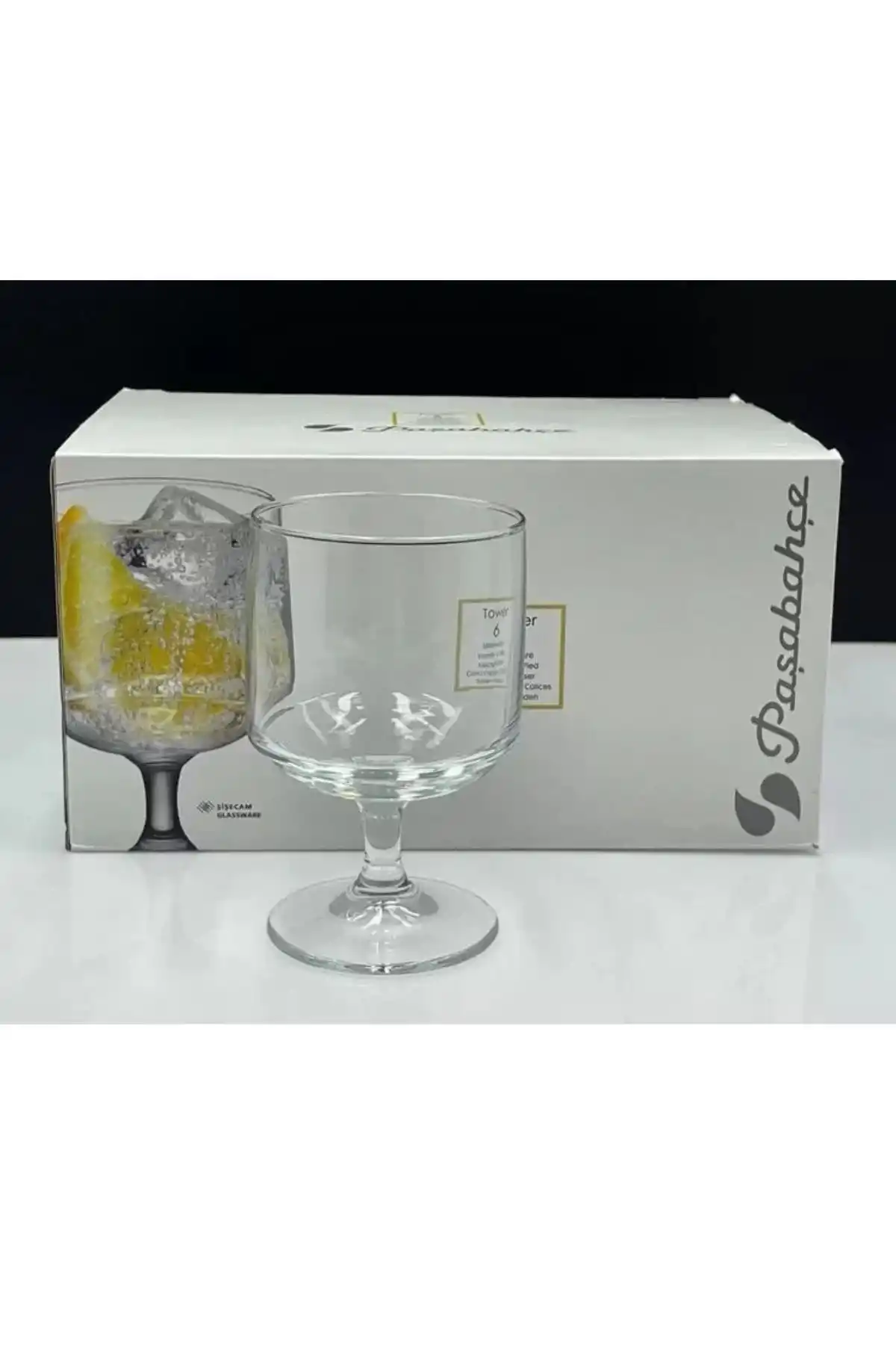 Paşabahçe 44074 Tower Ayaklı Su Kadehi 300 cc 6lı