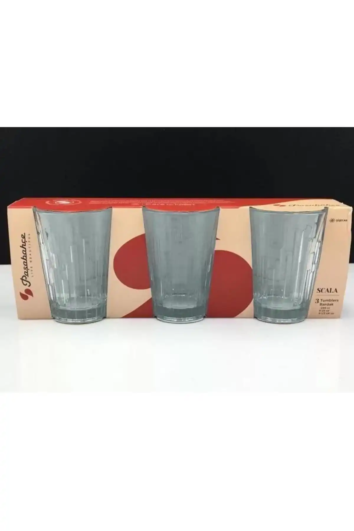Paşabahçe 520282 Scala Su Bardağı 240 cc 3lü