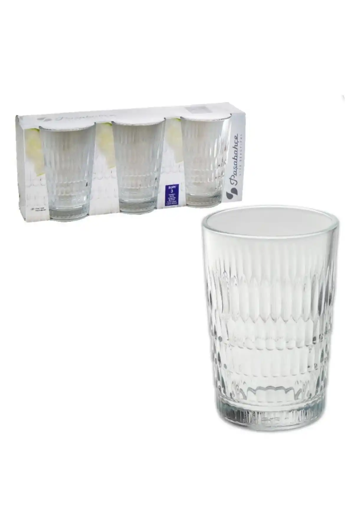 Paşabahçe 520345 Rain Su Bardağı 350cc 3 Lü