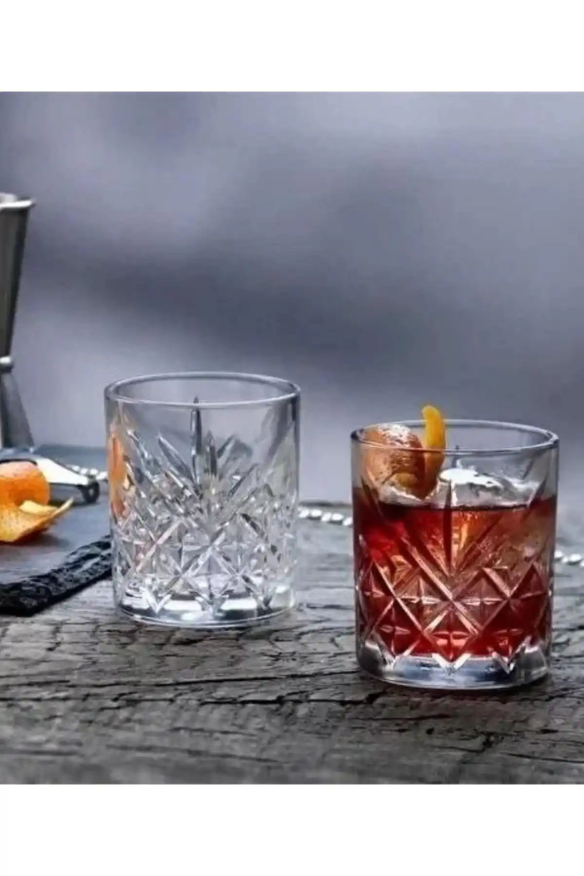 Paşabahçe 52790 Timeless Viski Bardağı 345cc 4 Lü