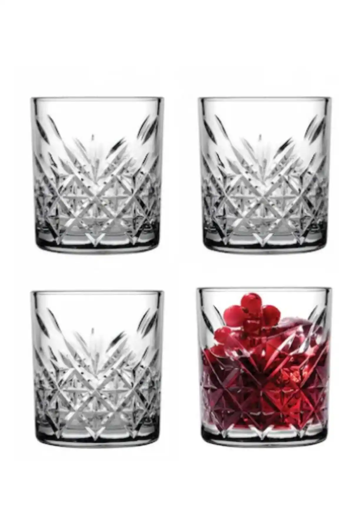 Paşabahçe 52810 Timeless Viski Bardağı 205 cc 4lü