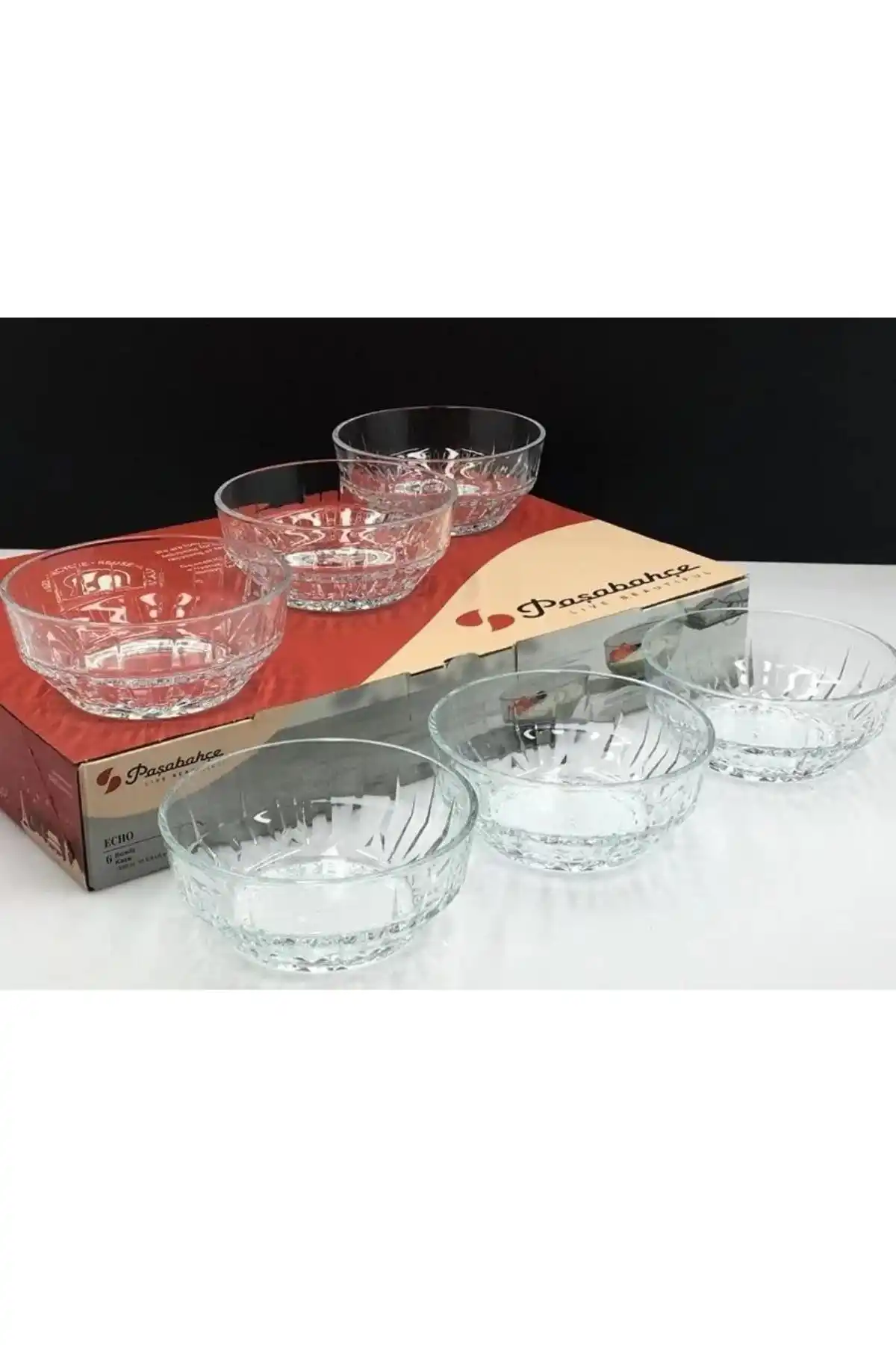 Paşabahçe 530144 Echo Cam Kase 320cc 6lı
