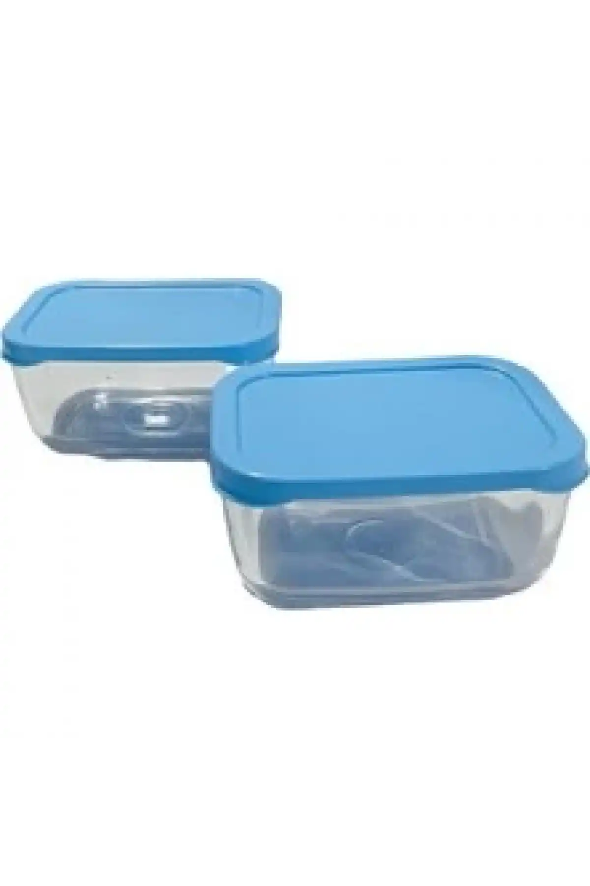 Paşabahçe 530223 Snow Box Saklama Kabı Mavi Kapaklı 13 cm 760 cc