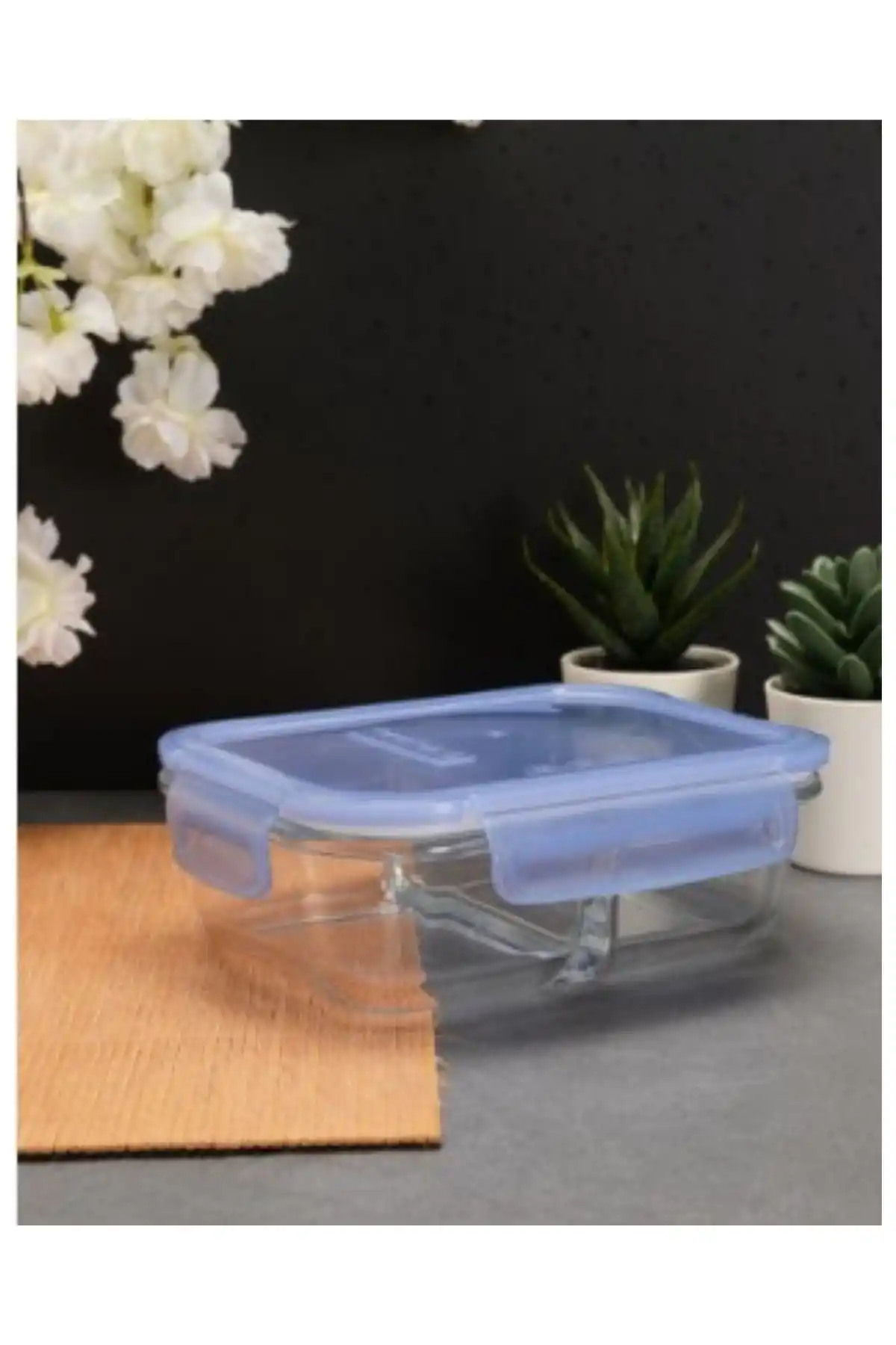 Paşabahçe 530276 Bölmeli Cam Saklama Kabı 630 cc