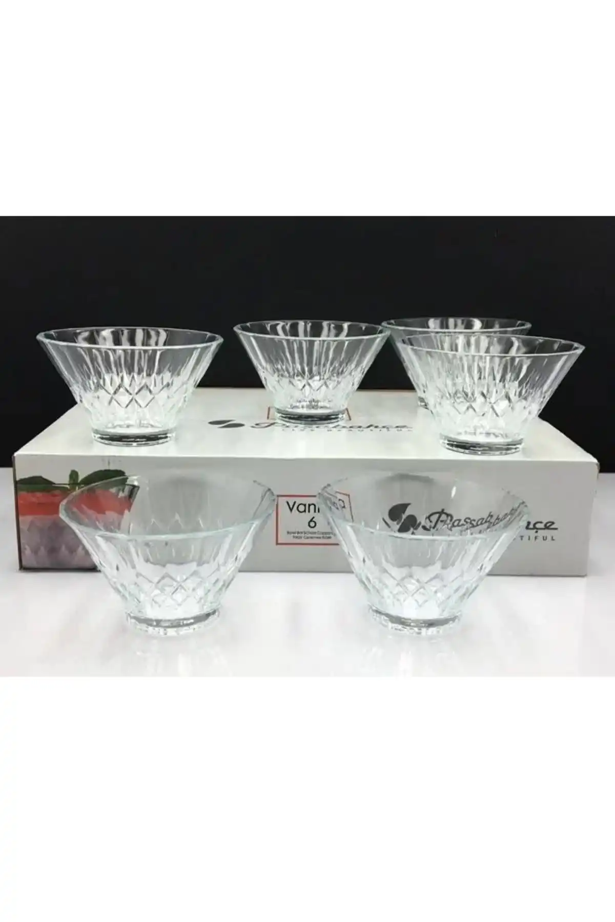 Paşabahçe 530336 Vanilla Cerezlik-Kase 17cm 320 cc 6lı
