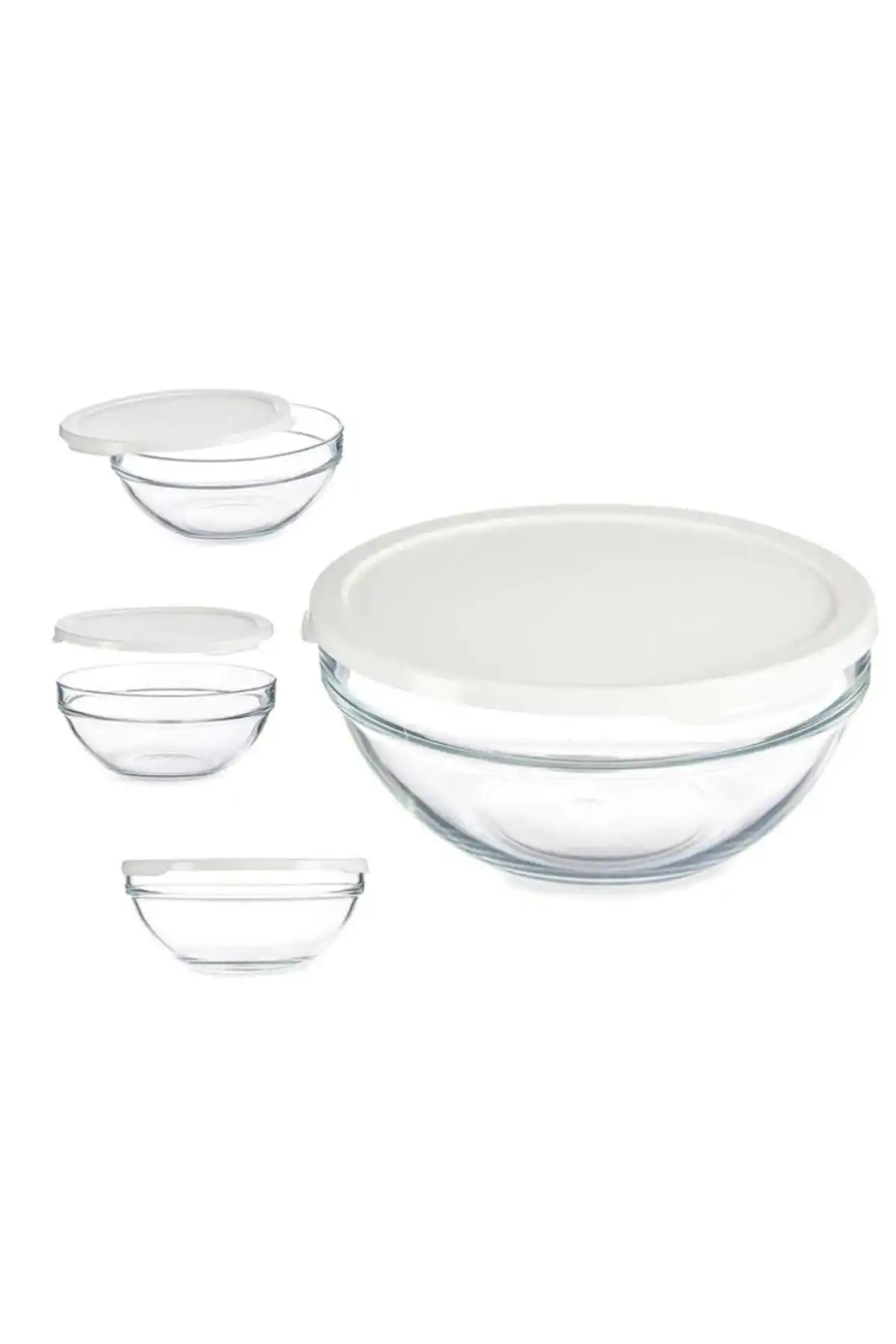 Paşabahçe 53573 Saklama Kabı Beyaz Kapak 1700 cc