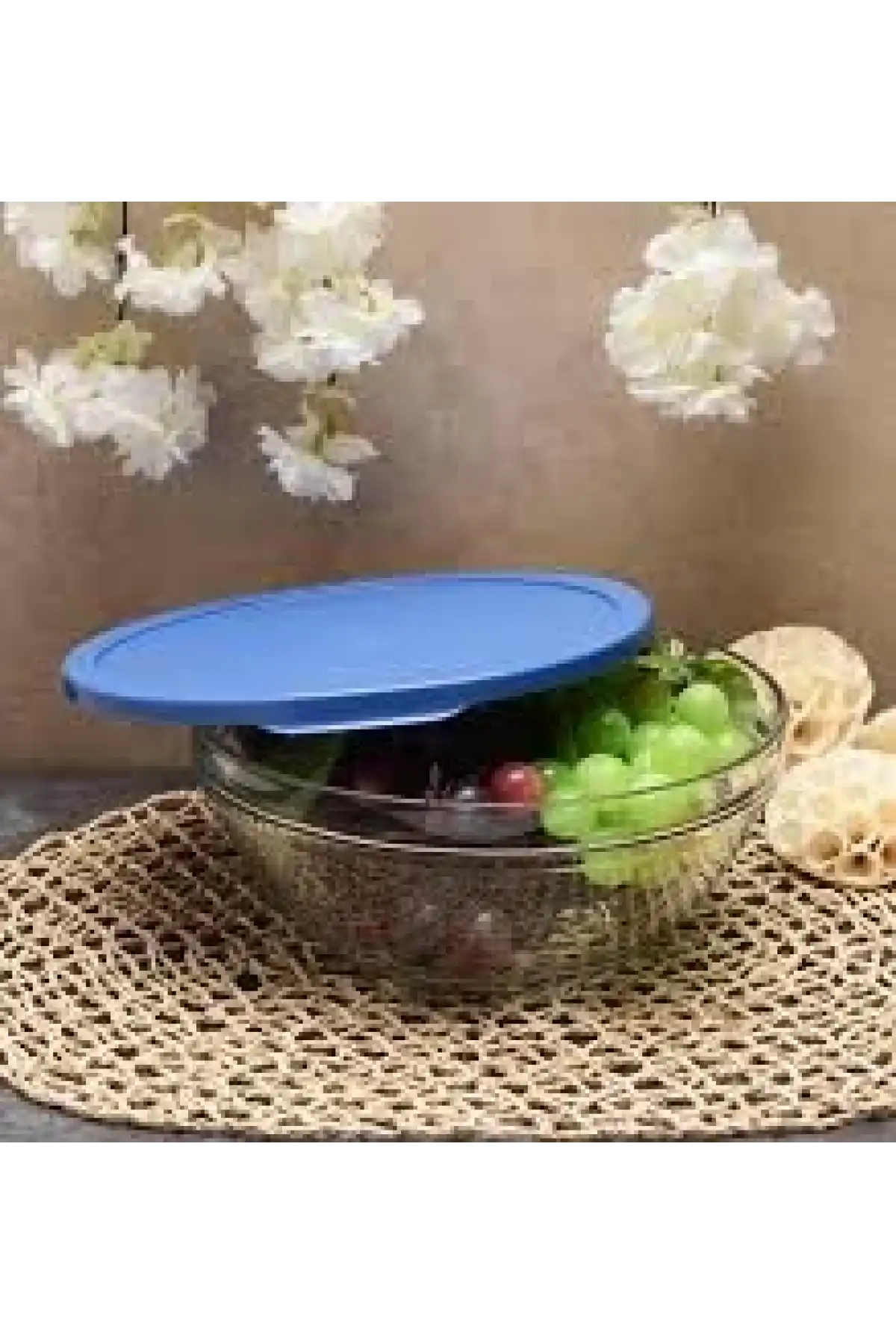 Paşabahçe 53583 Mavi Kapaklı Saklama Kabı 2500 cc