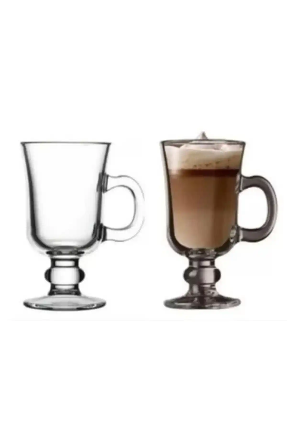 Paşabahçe 55141 Irısh Latte-Coffee Ayaklı Kupası 230 cc 2li