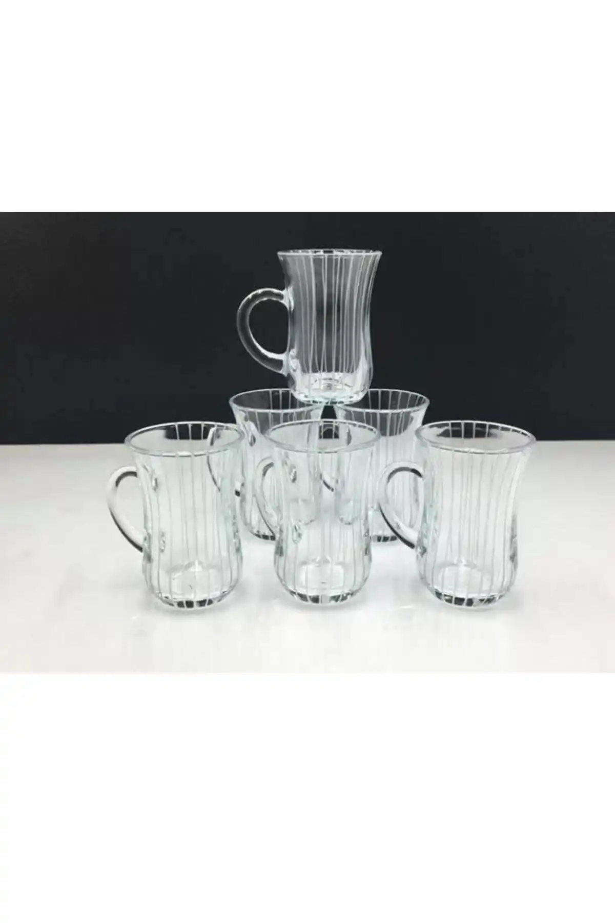 Paşabahçe 55411 Yağmur Kulplu Bardak 140 cc 6lı