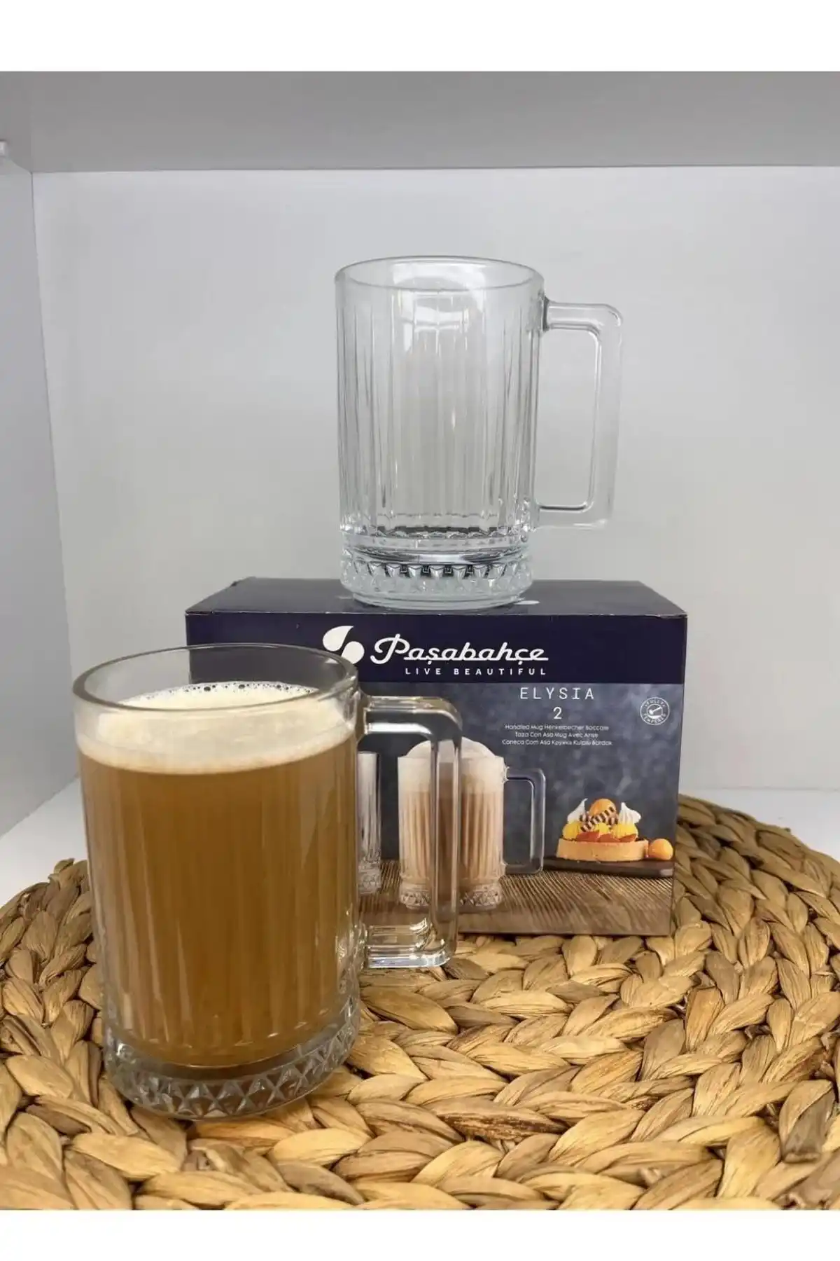 Paşabahçe 55442 Elsia Cam Kupa 310 cc 2li