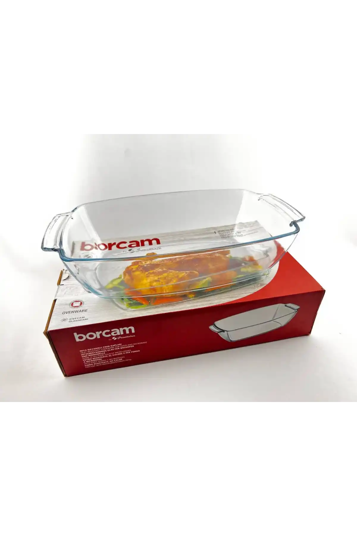 Paşabahçe 590046 Borcam Tepsi 23.3x38x9cm 4420 cc