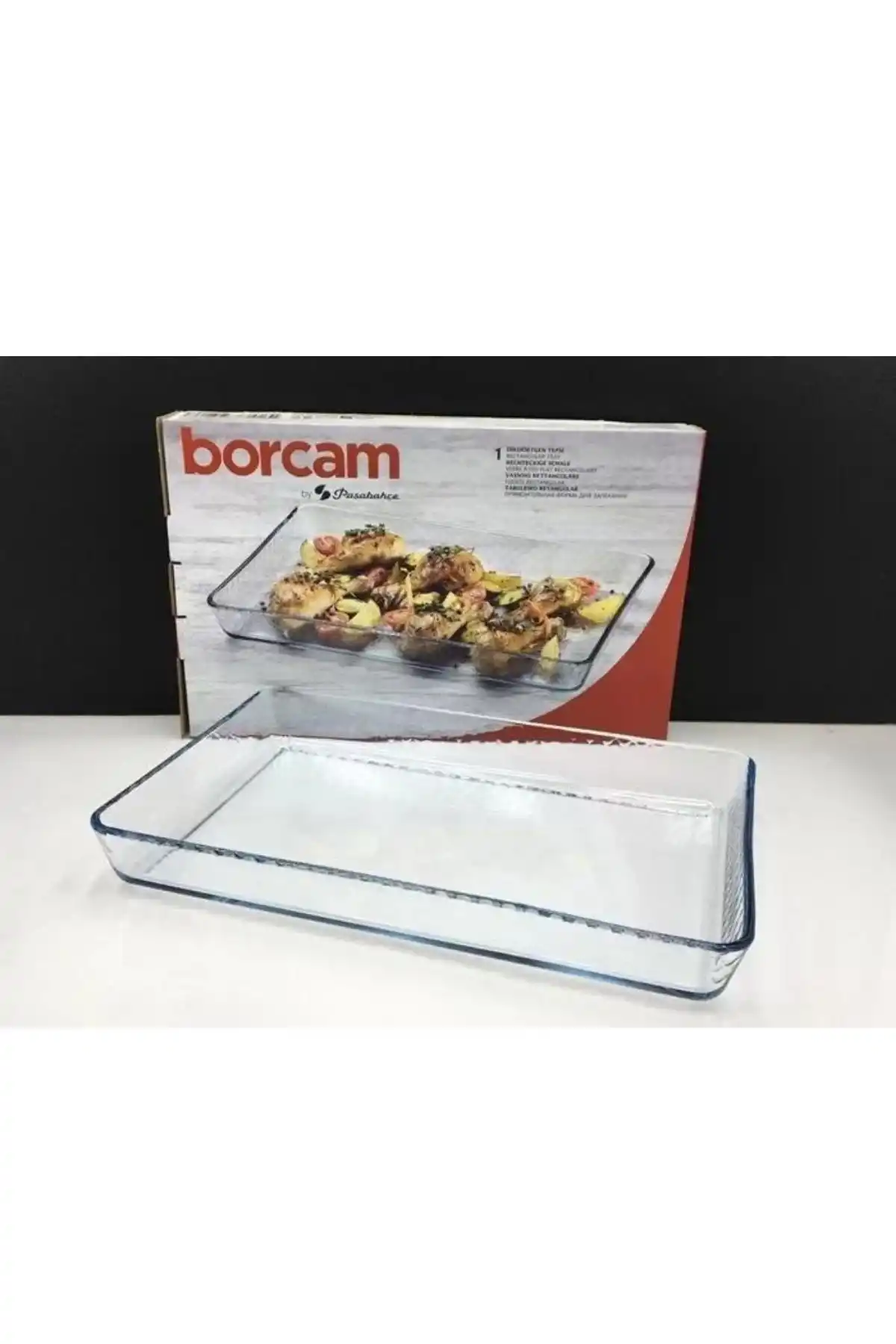 Paşabahçe 590984 Borcam Fırın Tepsi 2850 cc 37X24 cm