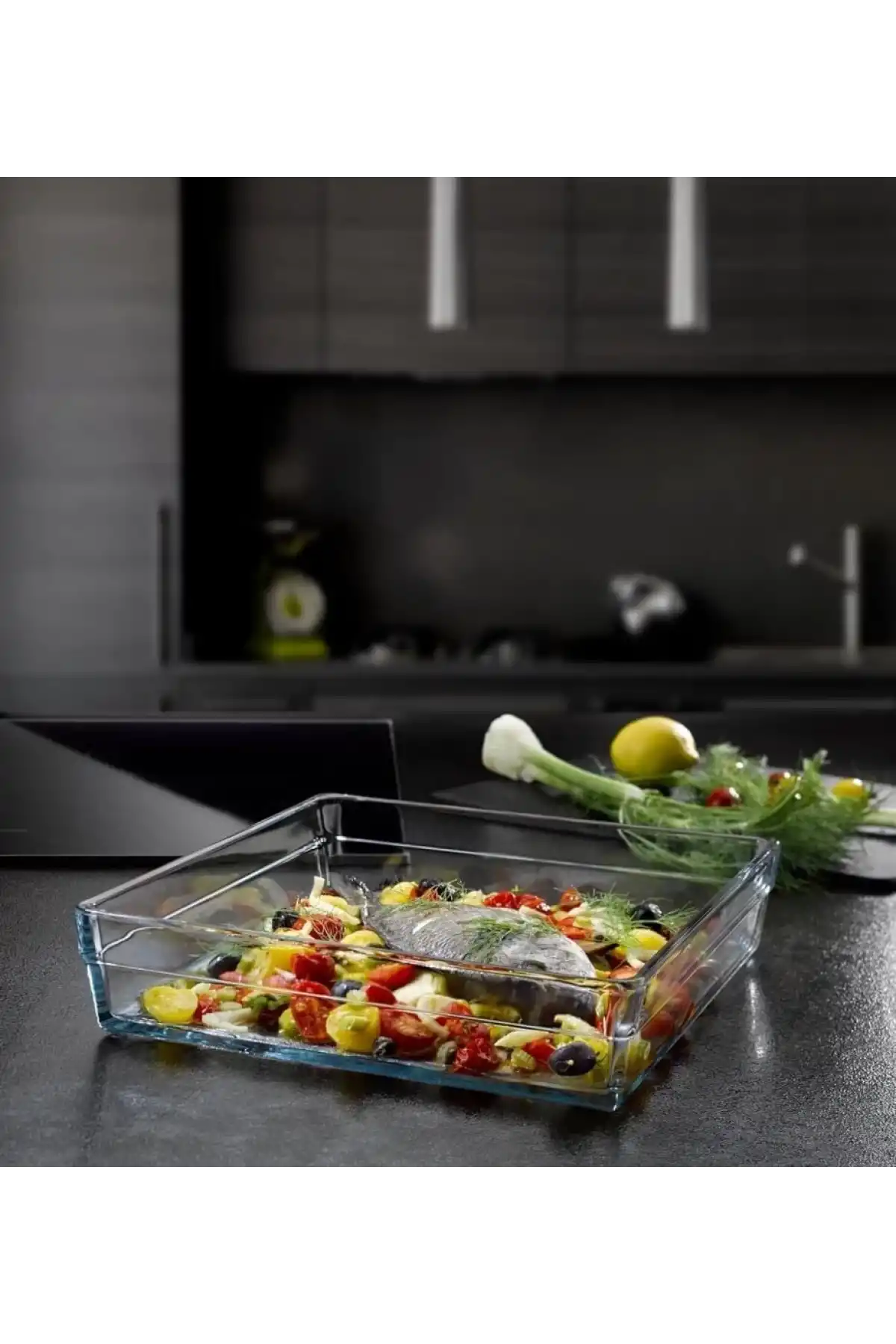 Paşabahçe 59314 Kare Borcam Fırın Tepsisi 29X29 cm 4100 cc