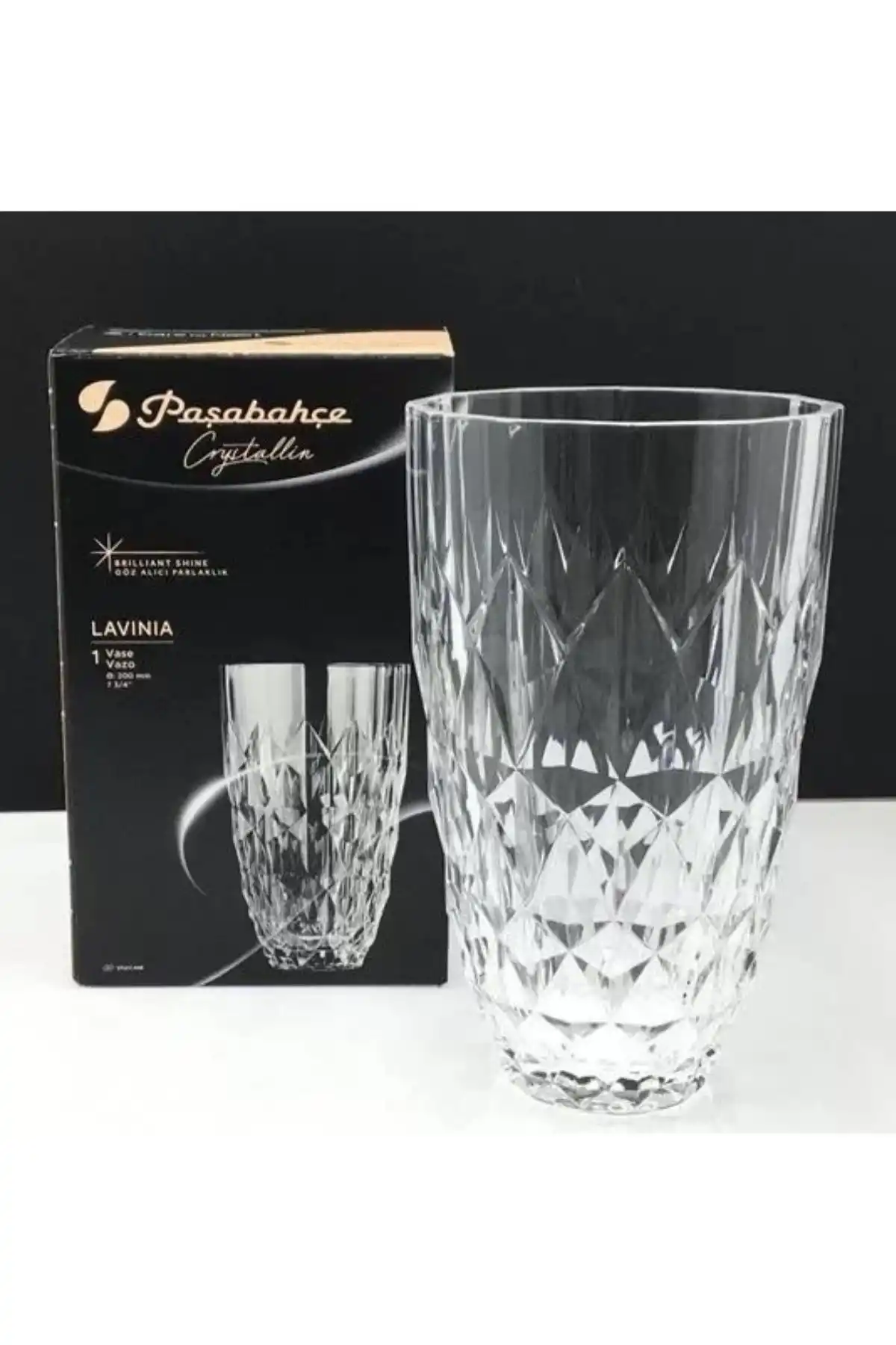 Paşabahçe 68289 Lavinia Cam Vazo 20 Cm