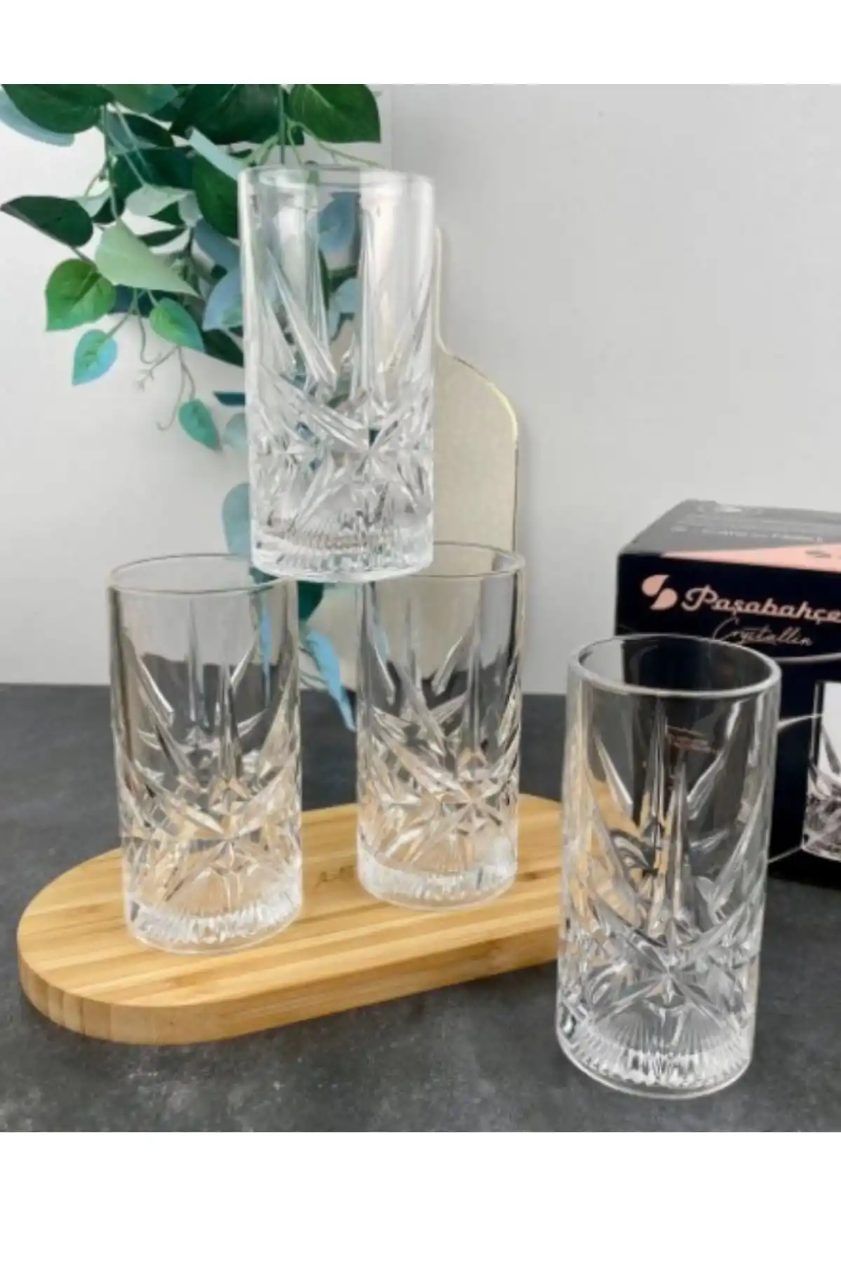 Paşabahçe 68475 Cielo Cam Meşrubat Bardağı 350 cc 4lü
