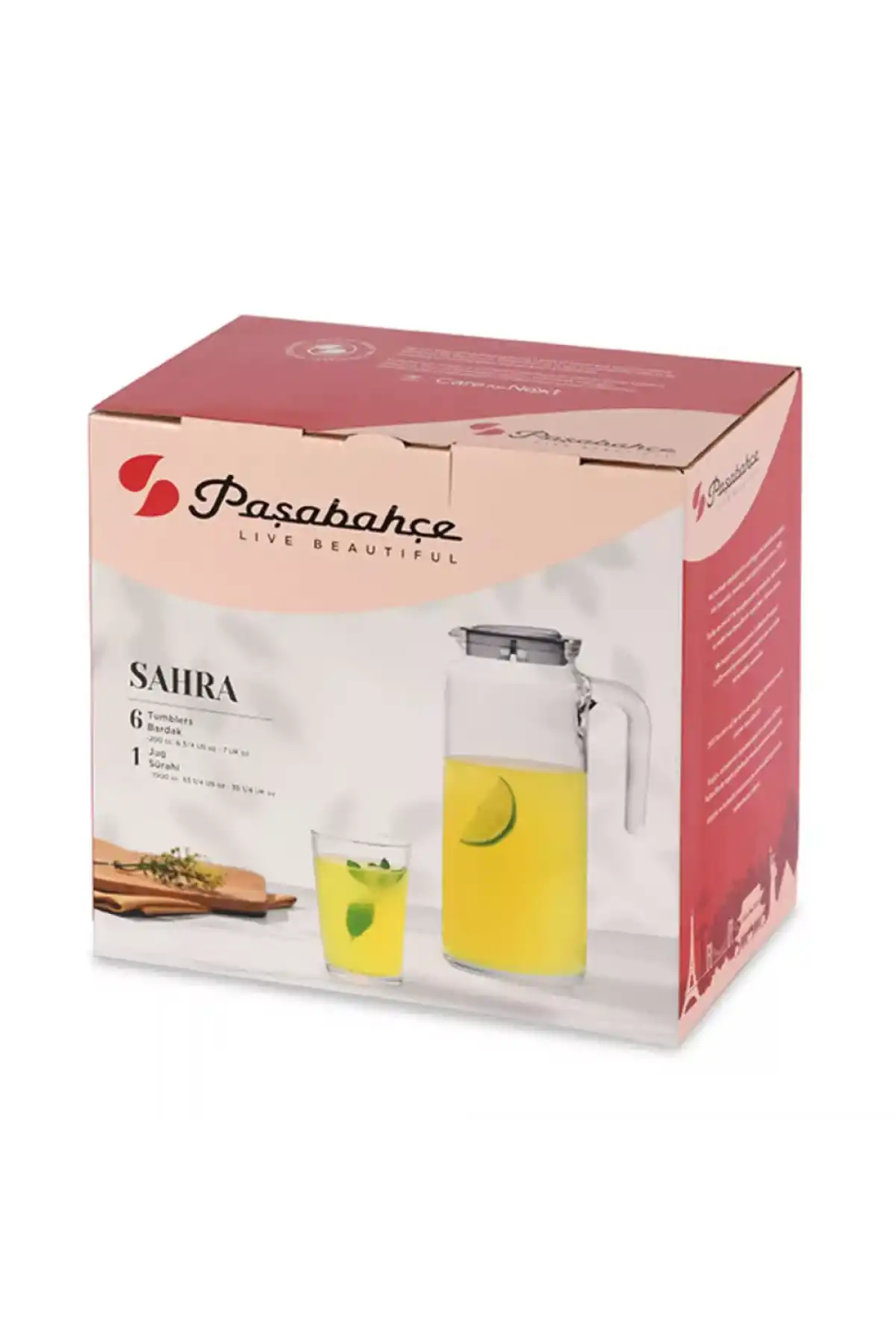 Paşabahçe 96396 Sahra Sürahi Su Takımı