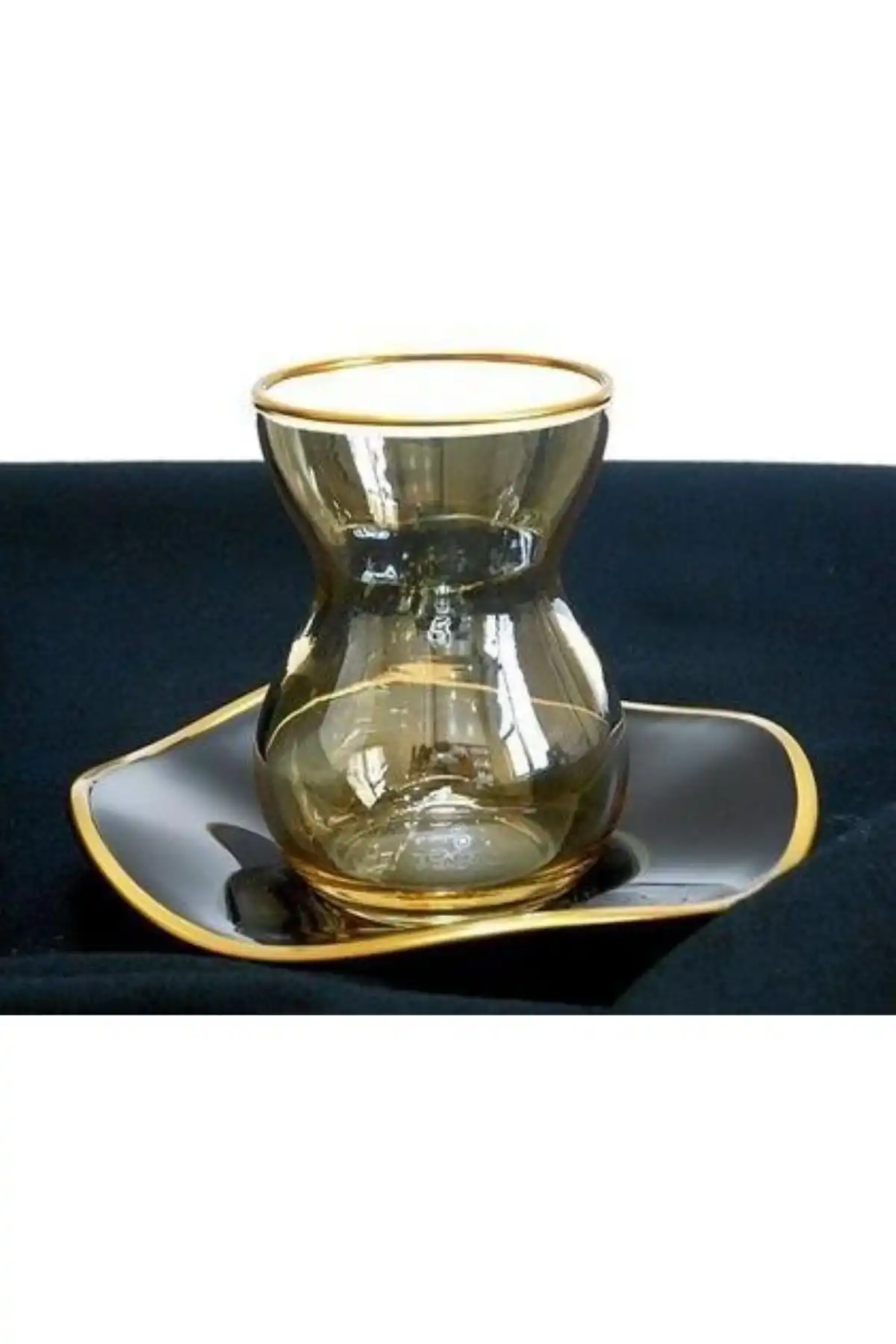 Paşabahçe 96574 Gold Dantel Çay Seti 140 cc 12 Parça