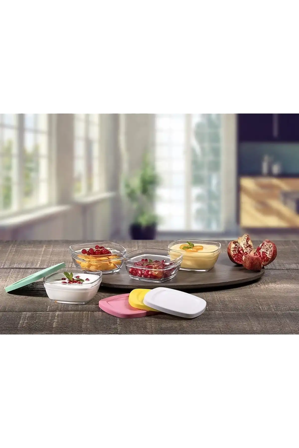 Paşabahçe 96840 Pudding Saklama Kabı 4lü