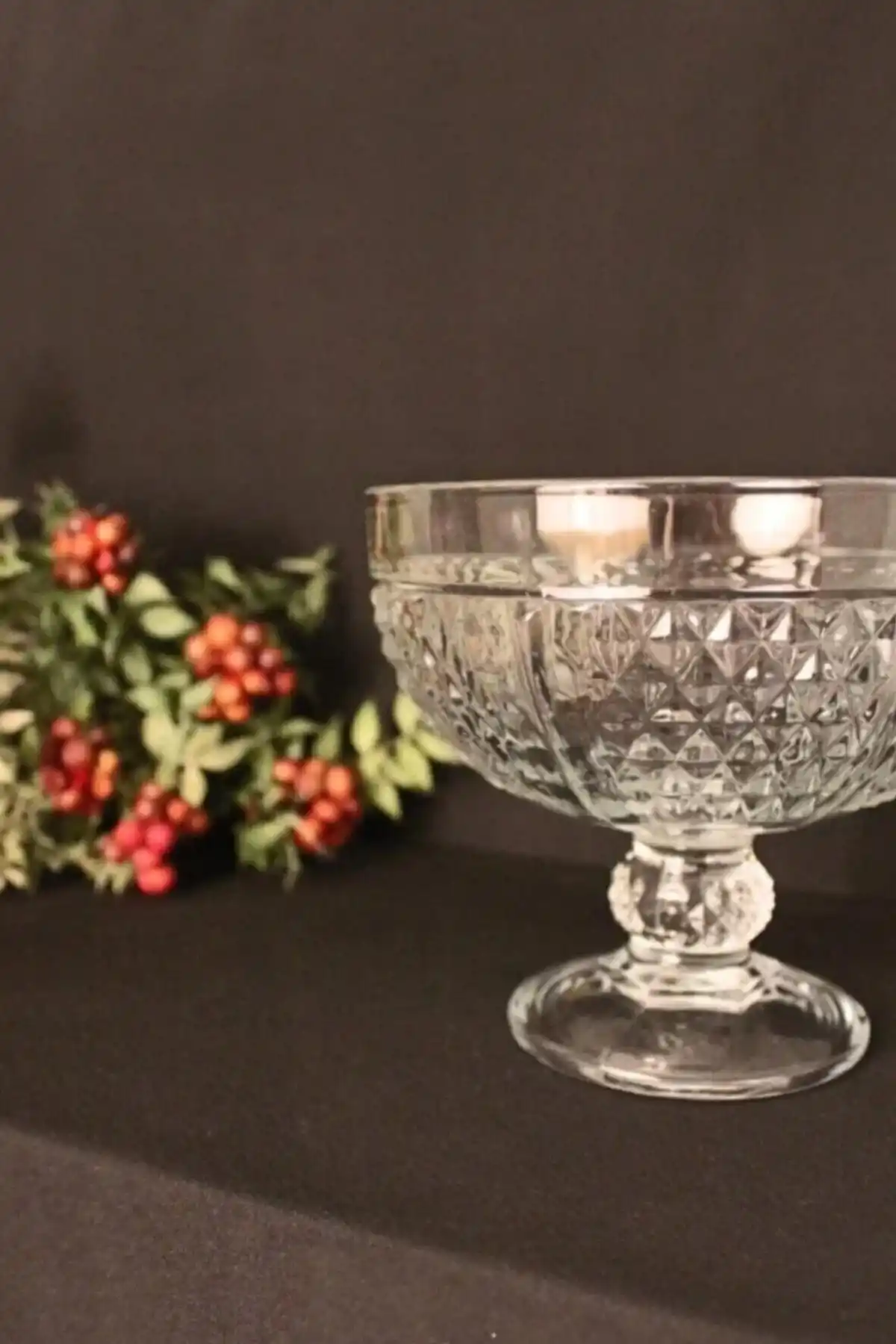 Paşabahçe 97242 Diamond Cam Şekerlik