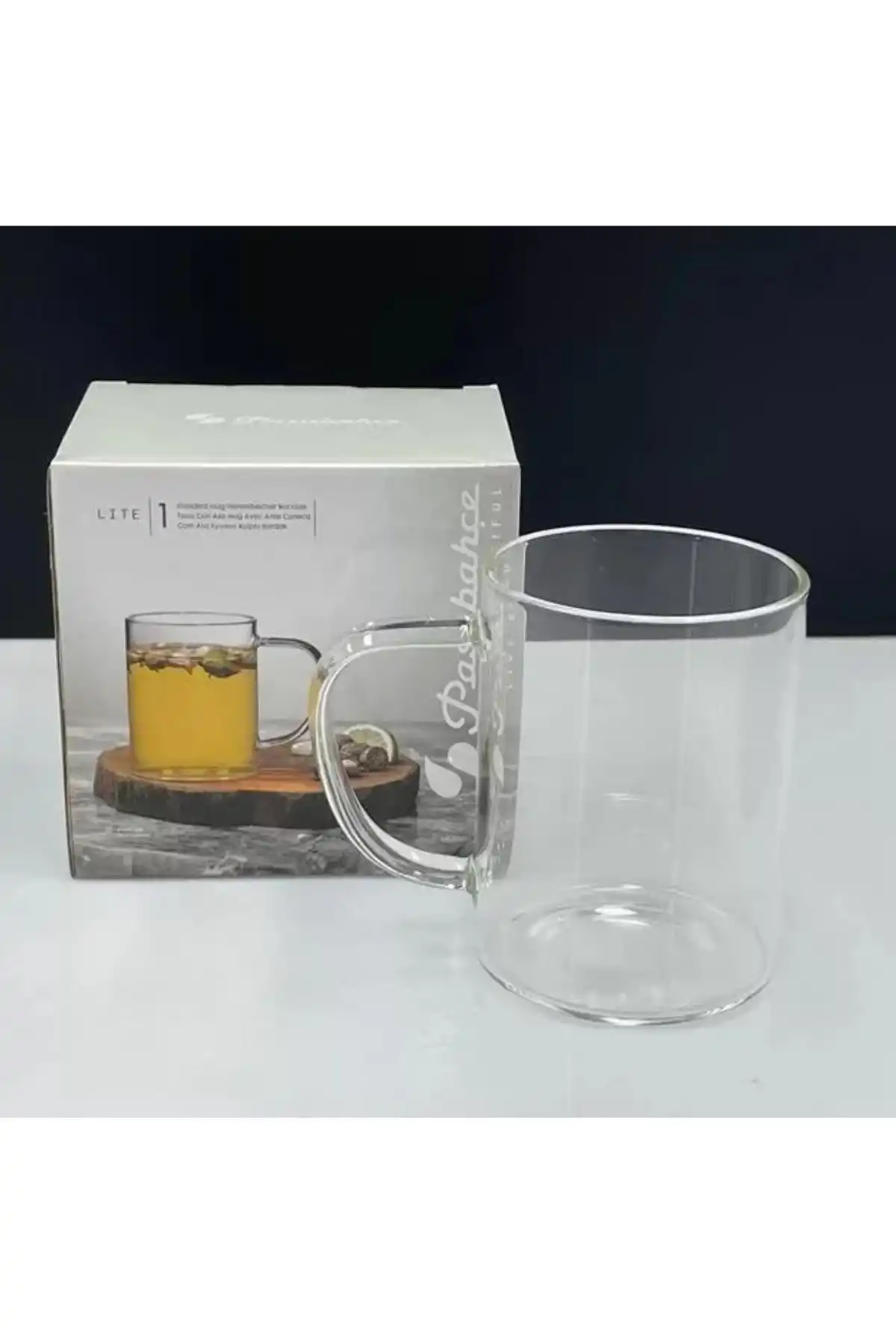 Paşabahçe D003 Lite Borosilkat Çay Fincanı 270 cc 2li