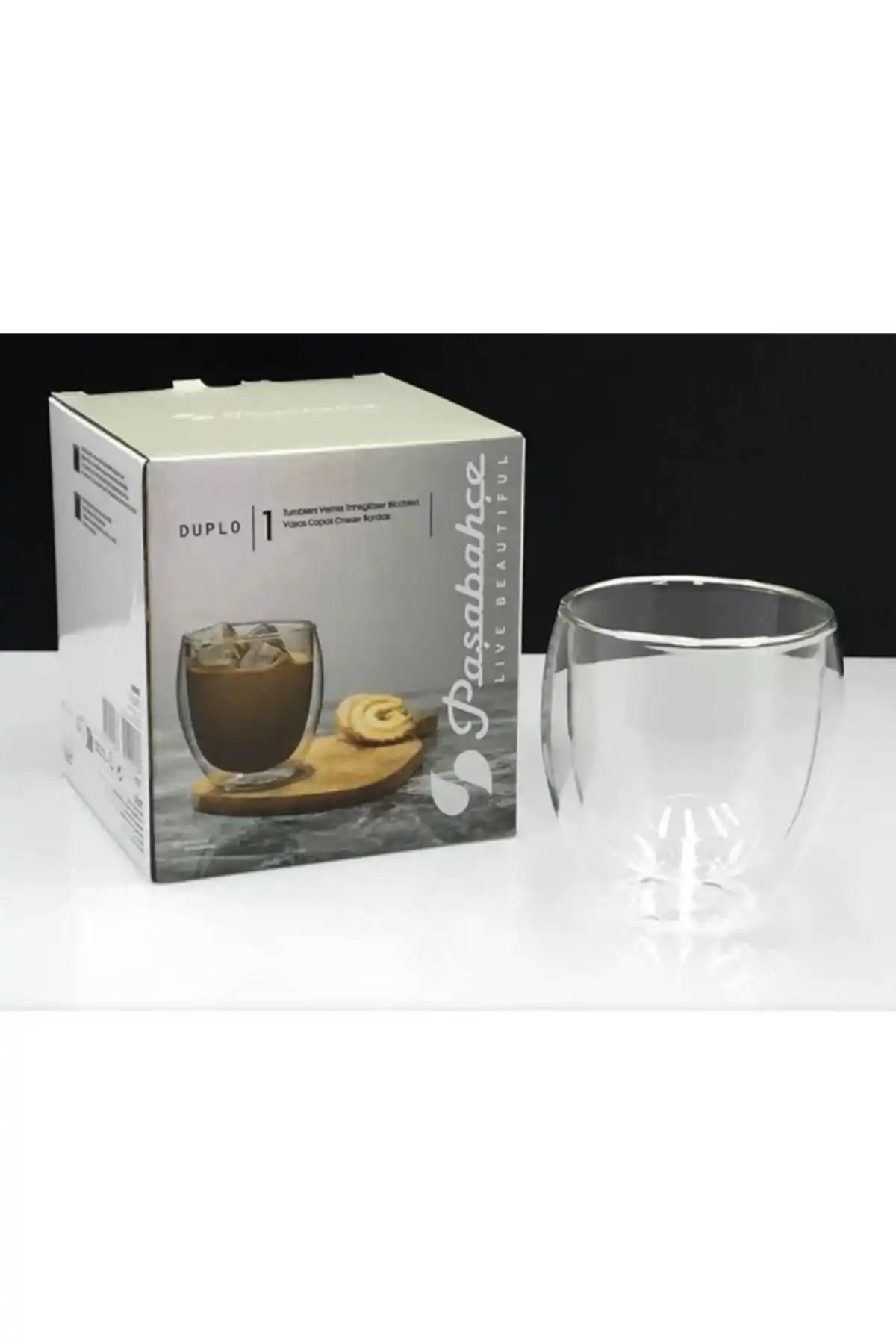 Paşabahçe Q004 Duplo Borosilkat Cam Kahve Bardağı 200 cc 1 Adet
