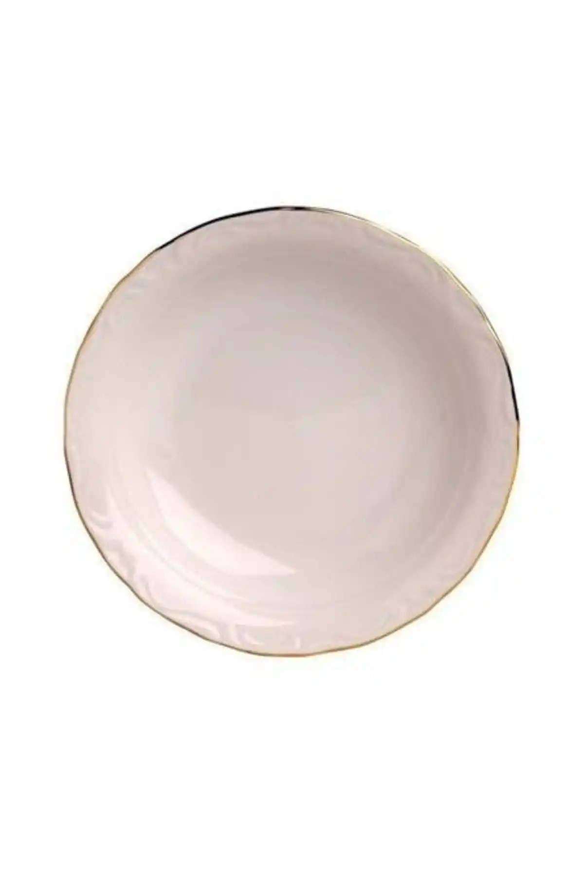 Porland A14730 Gold Kenarlı Jade Çukur Tabak 17 Cm 6 Lı