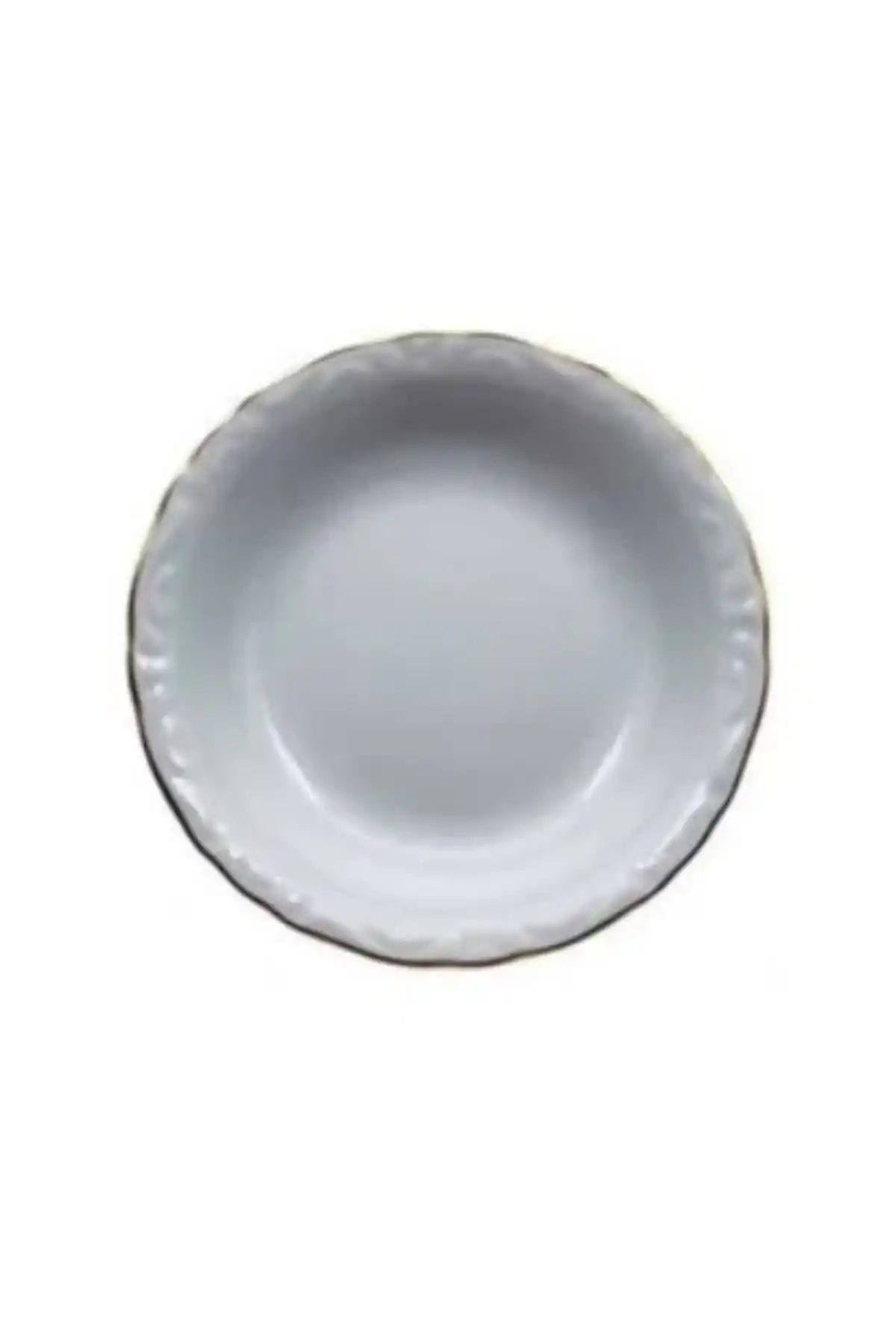 Porland A26037 Jade Gold Kenarlı Çukur Tabak 14 Cm 6 Lı