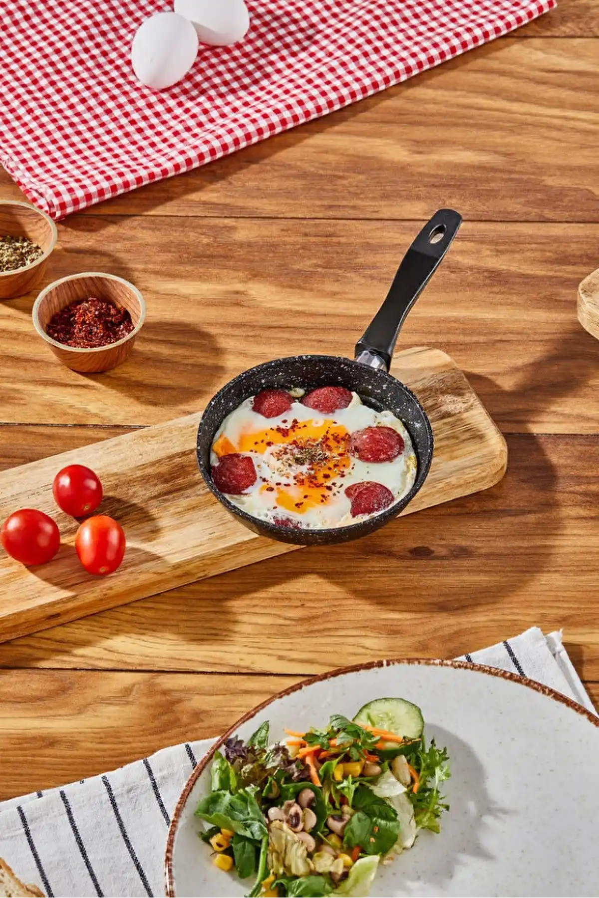 Rss Lav Granit Mini Yuvarlak Sos Tavası 14 cm