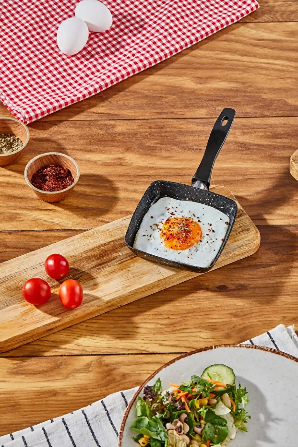 Rss Lav Granit Mini Kare Sos Tavası 12 cm