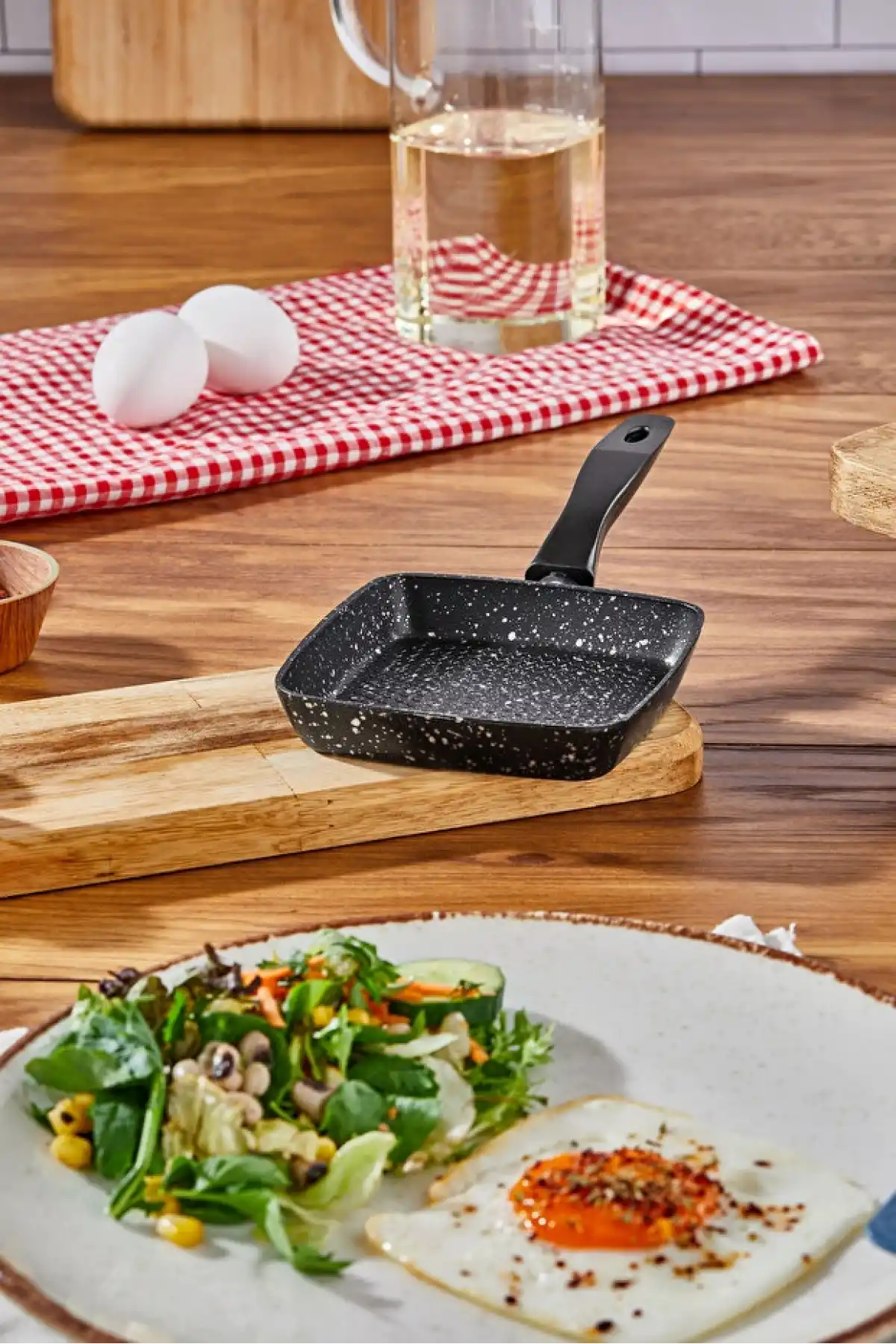 Rss Lav Granit Mini Kare Sos Tavası 12 cm