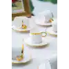 Acar HXF6921 Gold Detaylı Porselen Kahve Seti 6lı