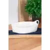 Acar SCT5396 Bianco Perla Kulplu Oval Kase 26 cm