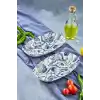 Cok Porselen 2li Kayık Tabak