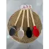 Balsa Silikon Uçlu Ahşap Spatula Kaşık
