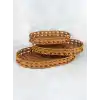 Mien 3lü Rattan Oval Sepet