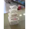 Her 4lü Kare Saklama Kabı 350-530-780-1160cc
