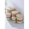 Acar Hasır 5li Çamaşır Sepeti