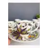 Acar GRN5034 Kaira Çiçek Desenli Porselen Kahve Fincan Takımı 6lı