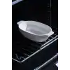 Acar JEA7377 Nova Beyaz Porselen Oval Fırın Kabı 19 cm
