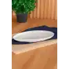 Acar MBA5290 Aria Beyaz Porselen Oval Tabak 25 cm