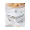 Acar PORJ5207 Porselen Kare Kapaklı Kase 11 Cm